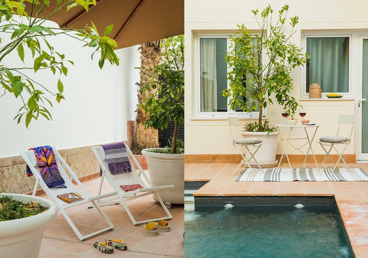 セビリアSanta Paula Pool & Luxuryアパートメント エクステリア 写真